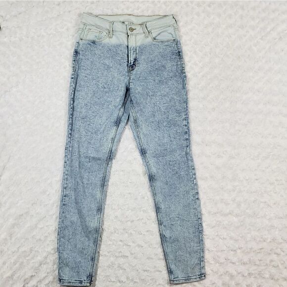 Acid Wash 90s inspired skinny jeans - Picture 1 of 9